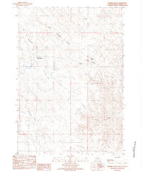 Standing Butte South Dakota Historical topographic map, 1:24000 scale, 7.5 X 7.5 Minute, Year 1983