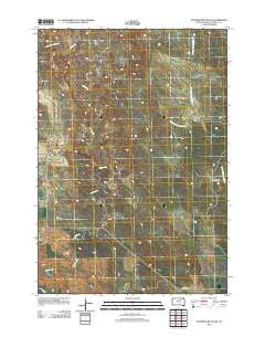 Standing Butte SW South Dakota Historical topographic map, 1:24000 scale, 7.5 X 7.5 Minute, Year 2012