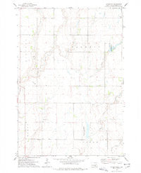 Staum Dam South Dakota Historical topographic map, 1:24000 scale, 7.5 X 7.5 Minute, Year 1973