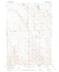Stephan South Dakota Historical topographic map, 1:24000 scale, 7.5 X 7.5 Minute, Year 1966