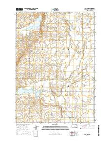 Still Lake South Dakota Current topographic map, 1:24000 scale, 7.5 X 7.5 Minute, Year 2015