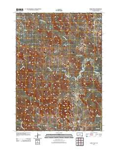 Stirk Table South Dakota Historical topographic map, 1:24000 scale, 7.5 X 7.5 Minute, Year 2012
