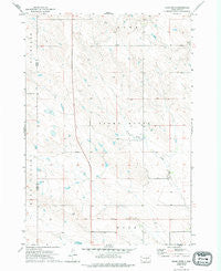 Stony Butte South Dakota Historical topographic map, 1:24000 scale, 7.5 X 7.5 Minute, Year 1972