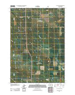 Stony Butte South Dakota Historical topographic map, 1:24000 scale, 7.5 X 7.5 Minute, Year 2012