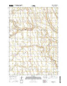Storla SW South Dakota Current topographic map, 1:24000 scale, 7.5 X 7.5 Minute, Year 2015
