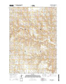Stove Creek South Dakota Current topographic map, 1:24000 scale, 7.5 X 7.5 Minute, Year 2015