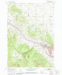 Sturgis South Dakota Historical topographic map, 1:24000 scale, 7.5 X 7.5 Minute, Year 1954