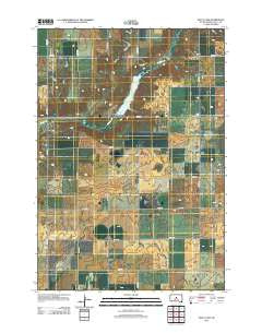 Sully Lake South Dakota Historical topographic map, 1:24000 scale, 7.5 X 7.5 Minute, Year 2012