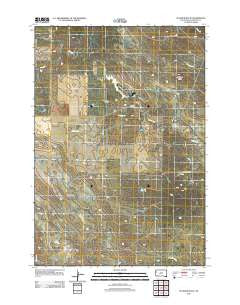Sulphur Butte South Dakota Historical topographic map, 1:24000 scale, 7.5 X 7.5 Minute, Year 2012