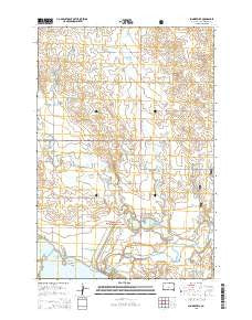 Summerville South Dakota Current topographic map, 1:24000 scale, 7.5 X 7.5 Minute, Year 2015