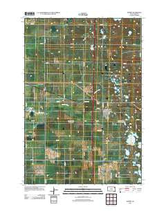 Summit South Dakota Historical topographic map, 1:24000 scale, 7.5 X 7.5 Minute, Year 2012