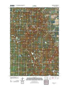 Summit NE South Dakota Historical topographic map, 1:24000 scale, 7.5 X 7.5 Minute, Year 2012