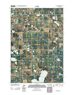 Swan Lake South Dakota Historical topographic map, 1:24000 scale, 7.5 X 7.5 Minute, Year 2012