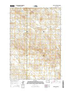 Table Top Butte South Dakota Current topographic map, 1:24000 scale, 7.5 X 7.5 Minute, Year 2015