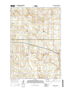 Tatanka Lake South Dakota Current topographic map, 1:24000 scale, 7.5 X 7.5 Minute, Year 2015