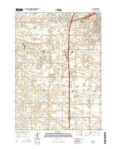Tea South Dakota Current topographic map, 1:24000 scale, 7.5 X 7.5 Minute, Year 2015