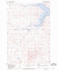 Tepee Buttes South Dakota Historical topographic map, 1:24000 scale, 7.5 X 7.5 Minute, Year 1968
