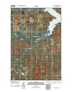 Tepee Buttes South Dakota Historical topographic map, 1:24000 scale, 7.5 X 7.5 Minute, Year 2012