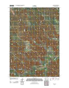 Teton South Dakota Historical topographic map, 1:24000 scale, 7.5 X 7.5 Minute, Year 2012