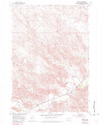 Teton South Dakota Historical topographic map, 1:24000 scale, 7.5 X 7.5 Minute, Year 1953