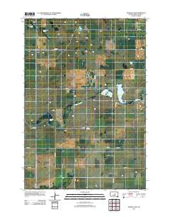 Thomas Lake South Dakota Historical topographic map, 1:24000 scale, 7.5 X 7.5 Minute, Year 2012