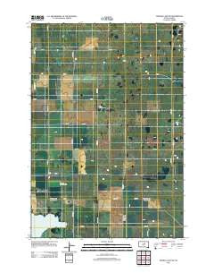 Thomas Lake NW South Dakota Historical topographic map, 1:24000 scale, 7.5 X 7.5 Minute, Year 2012