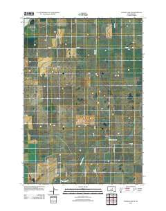 Thomas Lake SW South Dakota Historical topographic map, 1:24000 scale, 7.5 X 7.5 Minute, Year 2012
