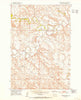 Thunder Butte South Dakota Historical topographic map, 1:24000 scale, 7.5 X 7.5 Minute, Year 1951