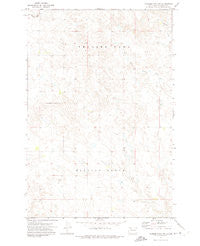 Thunder Hawk SW South Dakota Historical topographic map, 1:24000 scale, 7.5 X 7.5 Minute, Year 1972