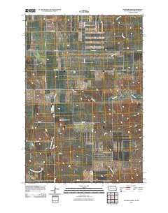Thunder Hawk South Dakota Historical topographic map, 1:24000 scale, 7.5 X 7.5 Minute, Year 2011