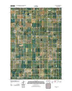 Tolstoy South Dakota Historical topographic map, 1:24000 scale, 7.5 X 7.5 Minute, Year 2012