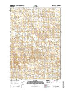Tomato Can Buttes South Dakota Current topographic map, 1:24000 scale, 7.5 X 7.5 Minute, Year 2015