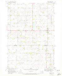 Toronto South Dakota Historical topographic map, 1:24000 scale, 7.5 X 7.5 Minute, Year 1970