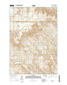 Trail City South Dakota Current topographic map, 1:24000 scale, 7.5 X 7.5 Minute, Year 2015