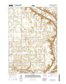 Tschetter Colony South Dakota Current topographic map, 1:24000 scale, 7.5 X 7.5 Minute, Year 2015