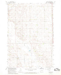 Tulare SE South Dakota Historical topographic map, 1:24000 scale, 7.5 X 7.5 Minute, Year 1967