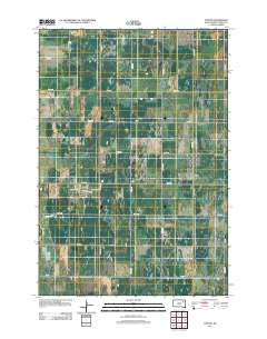 Turton South Dakota Historical topographic map, 1:24000 scale, 7.5 X 7.5 Minute, Year 2012