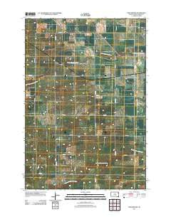 Twin Brooks South Dakota Historical topographic map, 1:24000 scale, 7.5 X 7.5 Minute, Year 2012