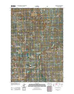 Twin Butte South Dakota Historical topographic map, 1:24000 scale, 7.5 X 7.5 Minute, Year 2012