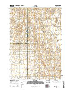 Twin Lakes South Dakota Current topographic map, 1:24000 scale, 7.5 X 7.5 Minute, Year 2015