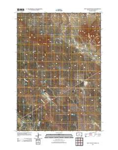 Two Top Butte West South Dakota Historical topographic map, 1:24000 scale, 7.5 X 7.5 Minute, Year 2012
