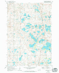 Twomile Lake South Dakota Historical topographic map, 1:24000 scale, 7.5 X 7.5 Minute, Year 1970