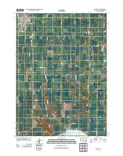 Tyndall South Dakota Historical topographic map, 1:24000 scale, 7.5 X 7.5 Minute, Year 2012