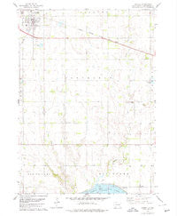 Tyndall South Dakota Historical topographic map, 1:24000 scale, 7.5 X 7.5 Minute, Year 1978