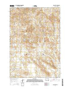 Union Center South Dakota Current topographic map, 1:24000 scale, 7.5 X 7.5 Minute, Year 2015