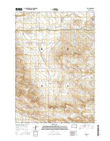 Vale South Dakota Current topographic map, 1:24000 scale, 7.5 X 7.5 Minute, Year 2015