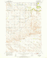 Vale SE South Dakota Historical topographic map, 1:24000 scale, 7.5 X 7.5 Minute, Year 1951