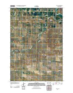 Vale SE South Dakota Historical topographic map, 1:24000 scale, 7.5 X 7.5 Minute, Year 2012