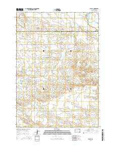 Vale SE South Dakota Current topographic map, 1:24000 scale, 7.5 X 7.5 Minute, Year 2015