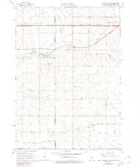 Valley Springs South Dakota Historical topographic map, 1:24000 scale, 7.5 X 7.5 Minute, Year 1967